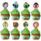 Treasures Gifted Wild Kratts Cupcake Toppers & Wrappers - 24ct Paper Party Supplies