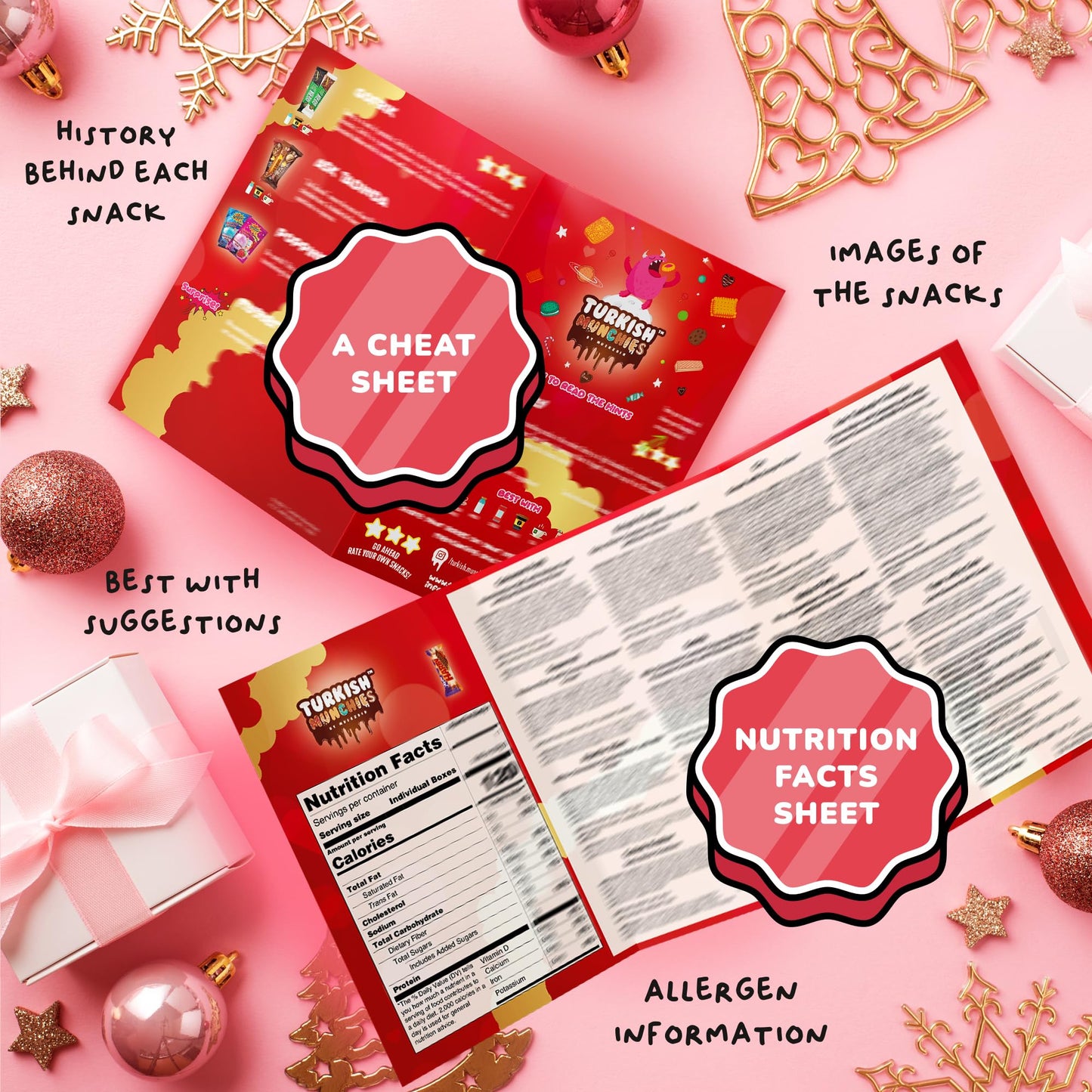 Turkish Munchies International Snack Box | 12 Full-Size + 1 Bonus Snacks | Midi Size | Midi Red