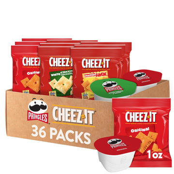 Cheez-It and Pringles Variety Pack  Lunch Snacks  Kids Snacks  Variety Pack (36 Count)