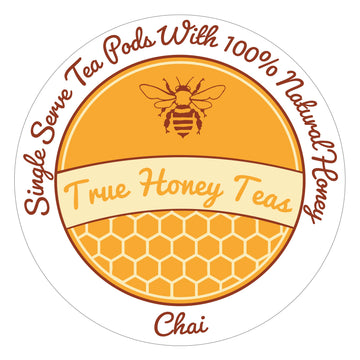 True Honey Chai Tea Pods - All Natural Organic Cinnamon, Clove, Coriander, Anise and Fennel - 22 Count