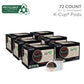 Tully'S Coffee Italian Roast, Keurig Single-Serve K-Cup Pods, Dark Roast Coffee, 72 Count (6 Packs Of 12)