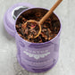 JusTea Purple Chocolate Loose Leaf Tea, 3.5oz Tin with Spoon, Low Caffeine, Fair Trade, Non-GMO