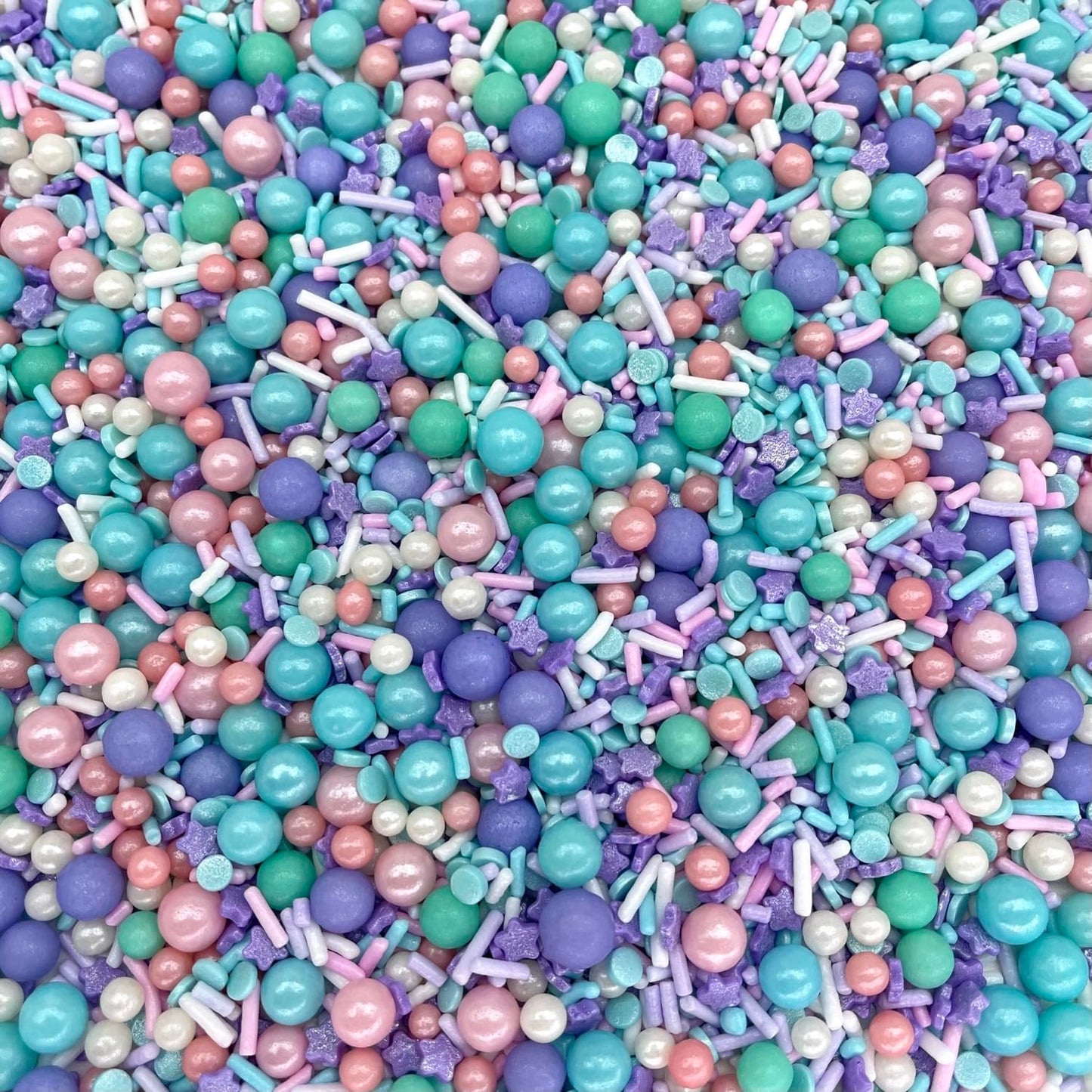 Sprinkles | Mermaid Sprinkles | 4 oz | Cupcake Sprinkles | Cake Sprinkles | Purple and Teal Sprinkles | Manvscakes