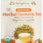 DelighTeas Organic Turmeric Ginger Tea, Loose Leaf Herbal, 4oz, Non-GMO, Caffeine Free, 50 Servings