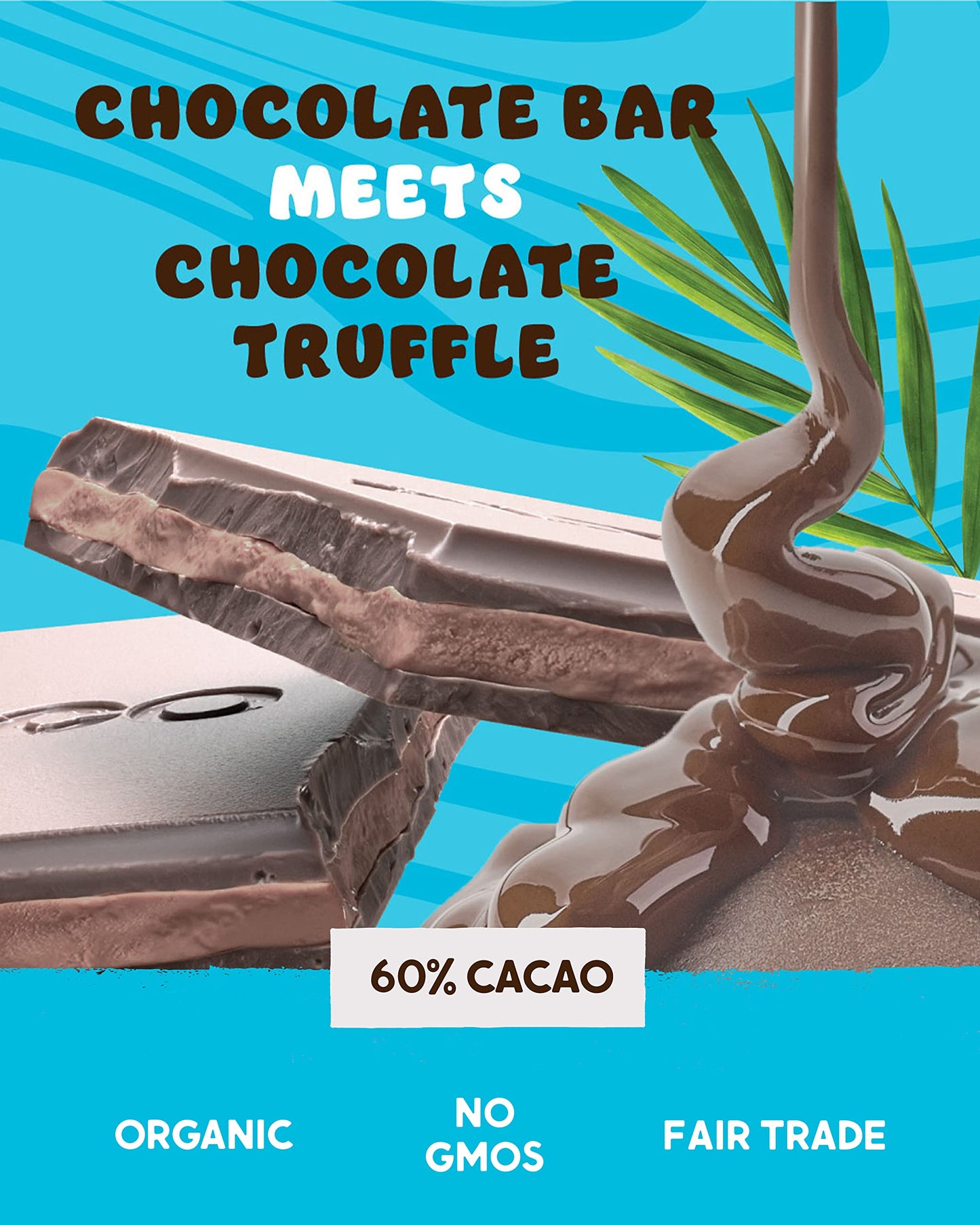 Alter Eco Silk Velvet Truffle Thins Chocolate Bar With Gooey Ganache Truffle Filling Organic Gluten & Soy-Free Non-Gmo Snacks No