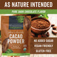 Viva Naturals Organic Cacao Powder, 1lb - Unsweetened Cacao Powder With Rich Dark Chocolate Flavor, Perfect for Baking & Smoothi