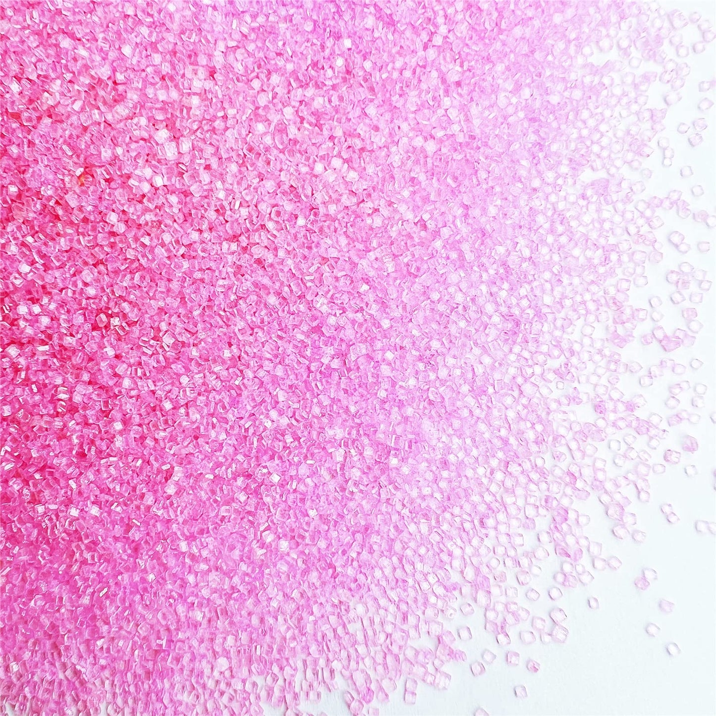 Se Si&Moos Pink Sanding Sugar Pink Edible Sparkling Sprinkles Sanding Sugar Crystals For Cookie Decorating Edible Glitter Rimmer