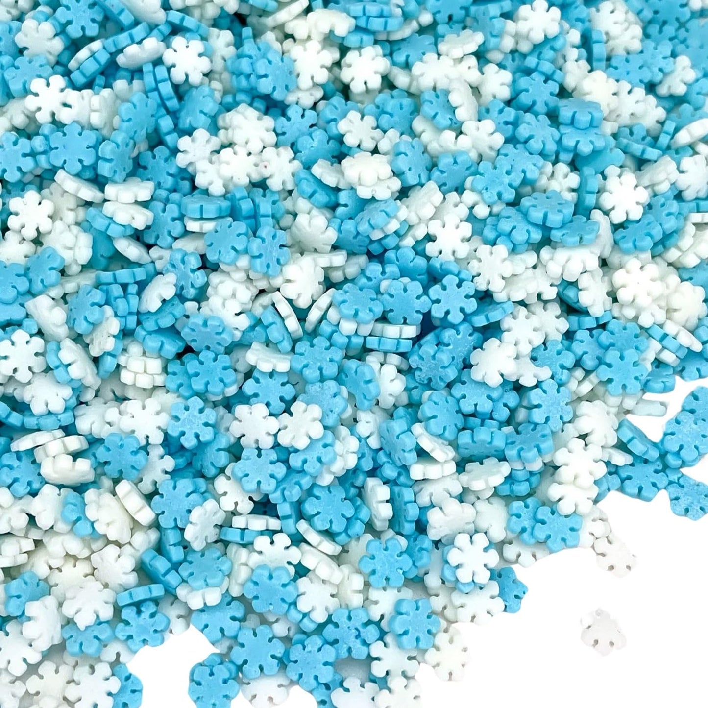 Snowflake Crystals Sanding Sugar | Sprinkles | Snowflake Sprinkles | Blue Sugar | Blue Sprinkles | Cookie Sprinkles | Manvscakes