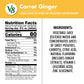 V8 Carrot Ginger 100% Vegetable Juice, 46 fl oz Bottle (6 Pack)