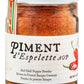 Gourmanity Piment D'Espelette Pepper Powder From Basque, France, Aromatic And Smokey With Mild Heat, Naturally Sun Dried Red Chi