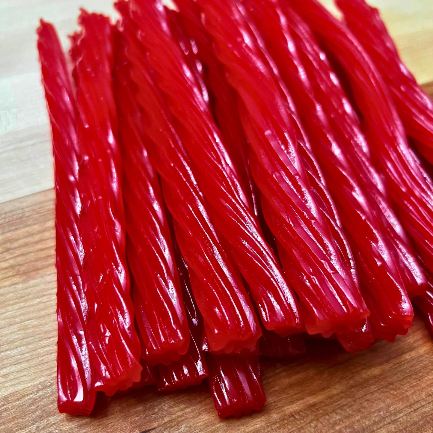 Cinnamon Licorice Twists | Lick-O-Rish, 3 Pounds Total (Set Of 3 Bags, 1 Pound Each)