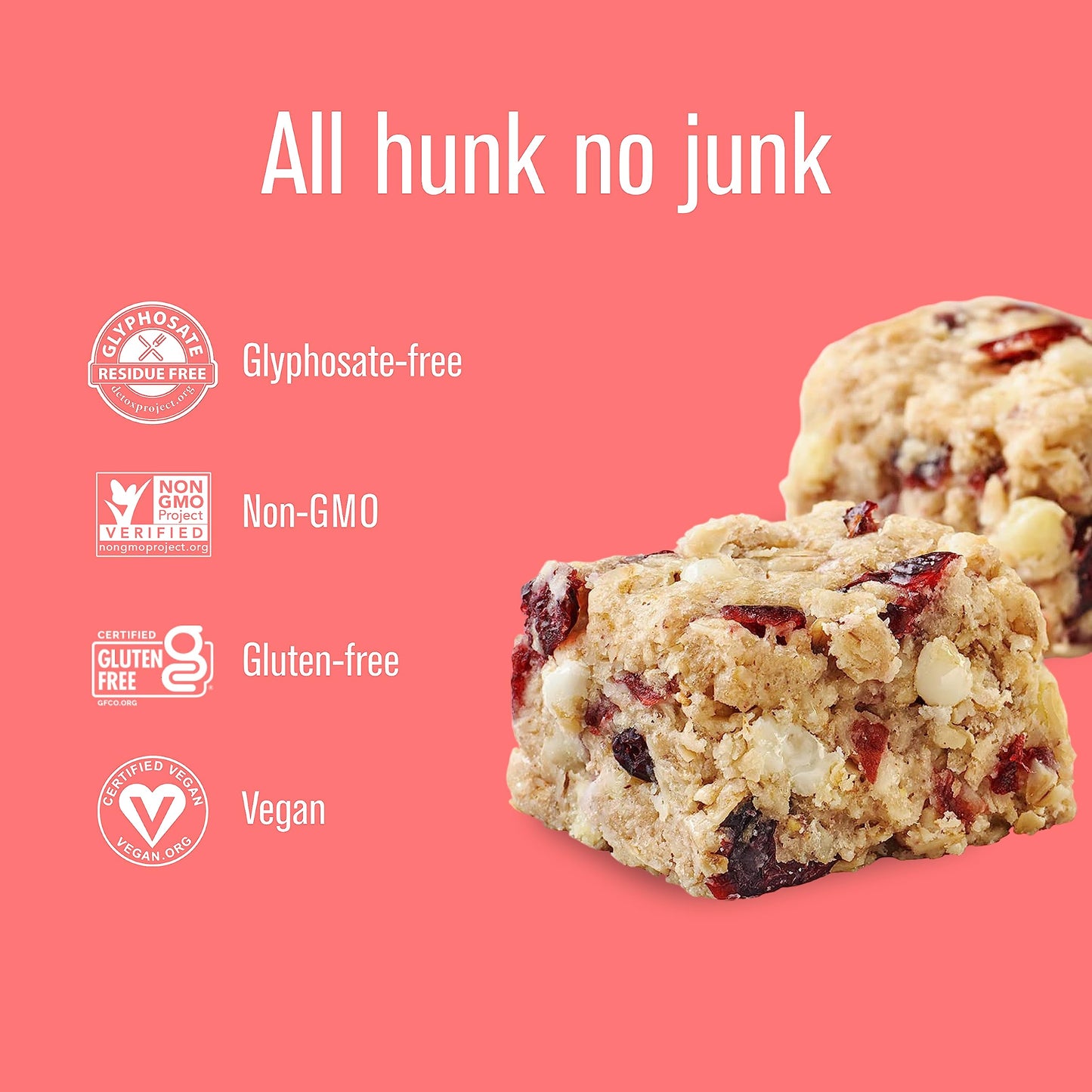 Heavenly Hunks Cranberry White Chip - 6oz Bag (6 Pack)