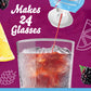 Crystal Light Blackberry Lemonade Liquid Drink Mix, Sugar Free, 1.63 Fl Oz, Pack of 4, Pink