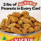Spicy Jalapeno Cheddar Flavored Peanuts, Jalapeno Cheddar Peanuts Variety Pack 12 Ounce Can (Jalapeno Cheddar 3 Lb)