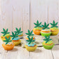 ZHUOWEISM 60 PCS Edible Cupcake Toppers Green Pot Leaf Design 6 for Birthday Party Supplies
