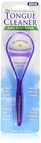 Pureline Tongue Cleaner Scraper Oralcare Color Vary, Set Of 3