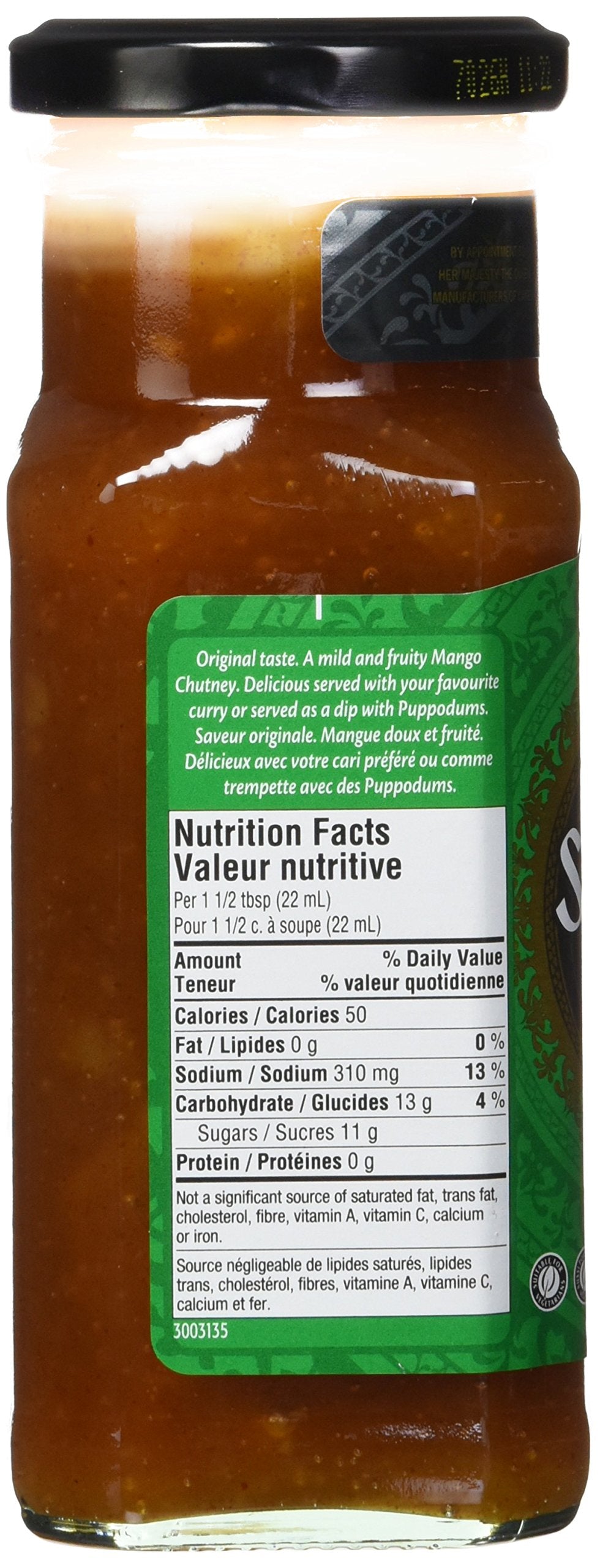 Sharwoods Major Grey, 8.82 Oz