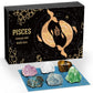 Pisces Crystals Gift Set, Zodiac Signs Healing Crystals Birthstones With Horoscope Box Set Pisces Astrology Crystals Healing Sto