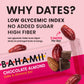 Bahamii Snack Bars, Healthy Vegan Snacks, Gluten Free, 12 Pack, Made with Dates & Nuts, No Added Sugar, Good Source of Fiber