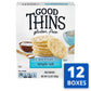 Good Thins Simply Salt Rice Snacks Gluten Free Crackers, 12 - 3.5 oz Boxes