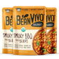 BeanVIVO Organic Plant-Based Protein BBQ Pinto Beans, Gluten-Free, 10 oz (Pack of 3) - Good Source of Fiber, Nutritious Microwave Meals