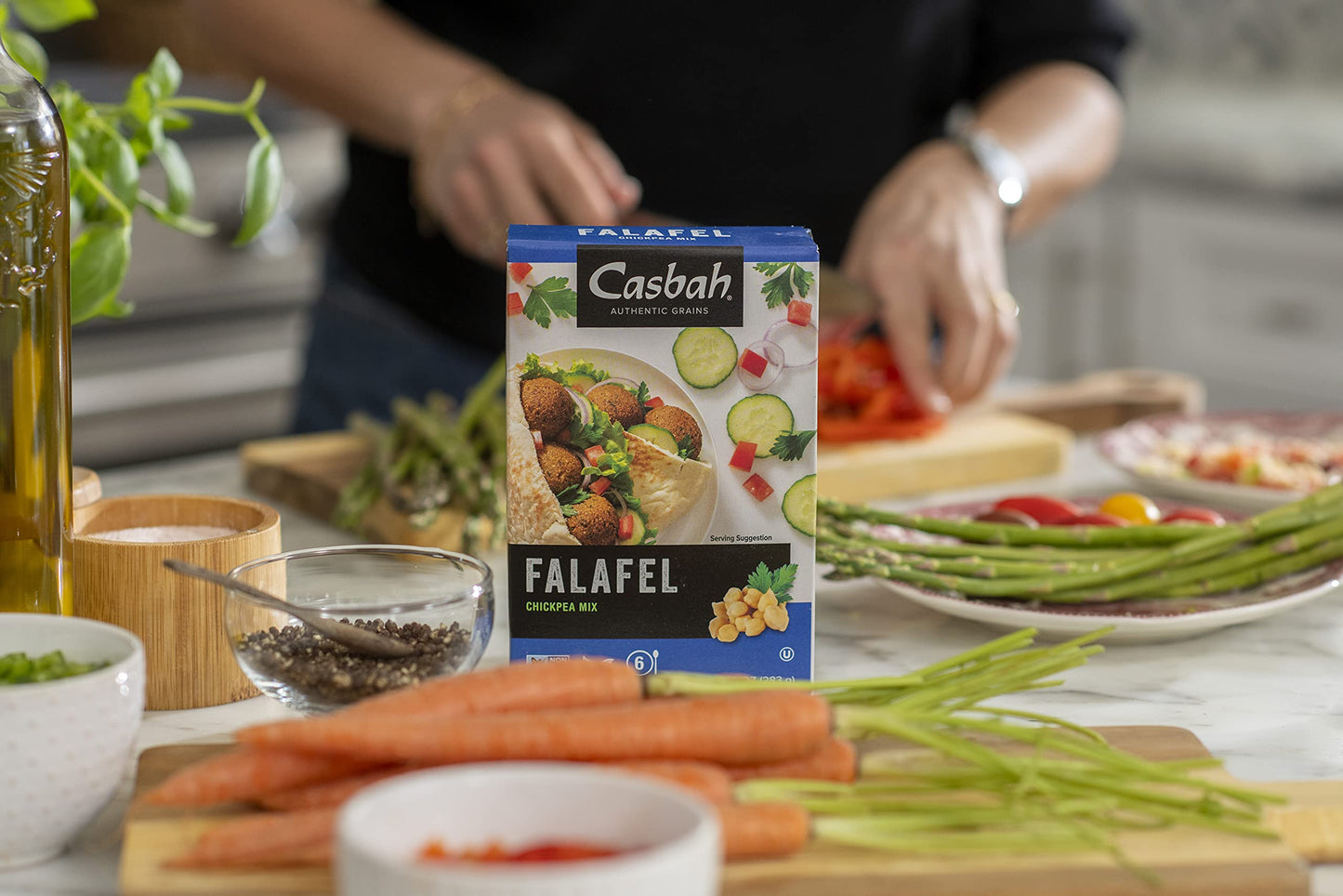 Casbah Authentic Grains, Falafel Chickpea Mix, 10 Ounce