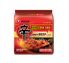Nongshim Ramen Noodles, Gourmet Instant Ramen, Premium Microwavable Noodle, Shin Stir Fry 4.65 Ounce (Pack of 4)