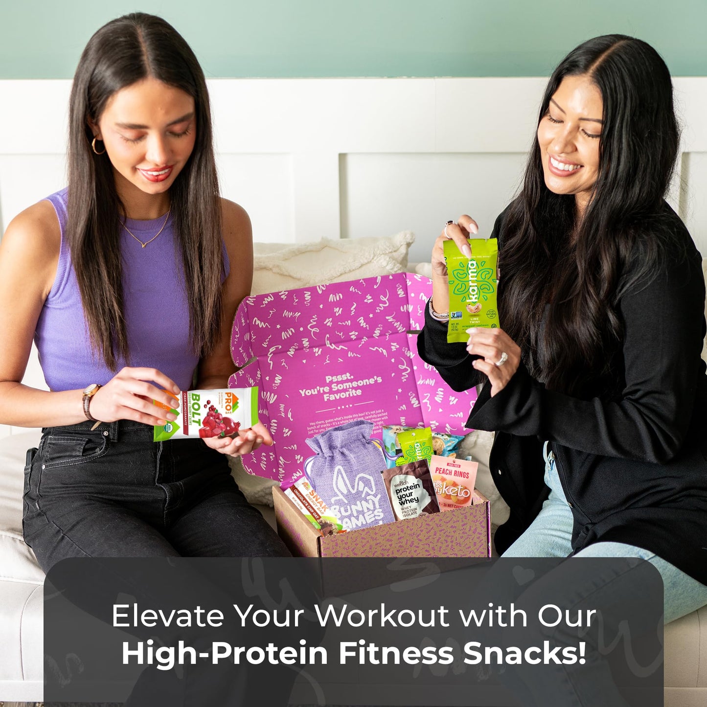 Healthy Fitness Snacks Gift Bag- Curated Assortment Of High Protein Snacks - Ideal Gifts For Gym Lovers, Men, Women, And Health-Conscious Mature-Themeds
