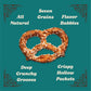 Unique Snacks Multi-Grain Splits Pretzel, Delicious Homestyle Baked Snack Bag, Vegan, OU Kosher, and Non-GMO Food, No Artificial