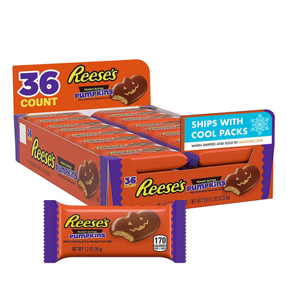 REESES Milk Chocolate Peanut Butter, 1.2 oz (36 count)