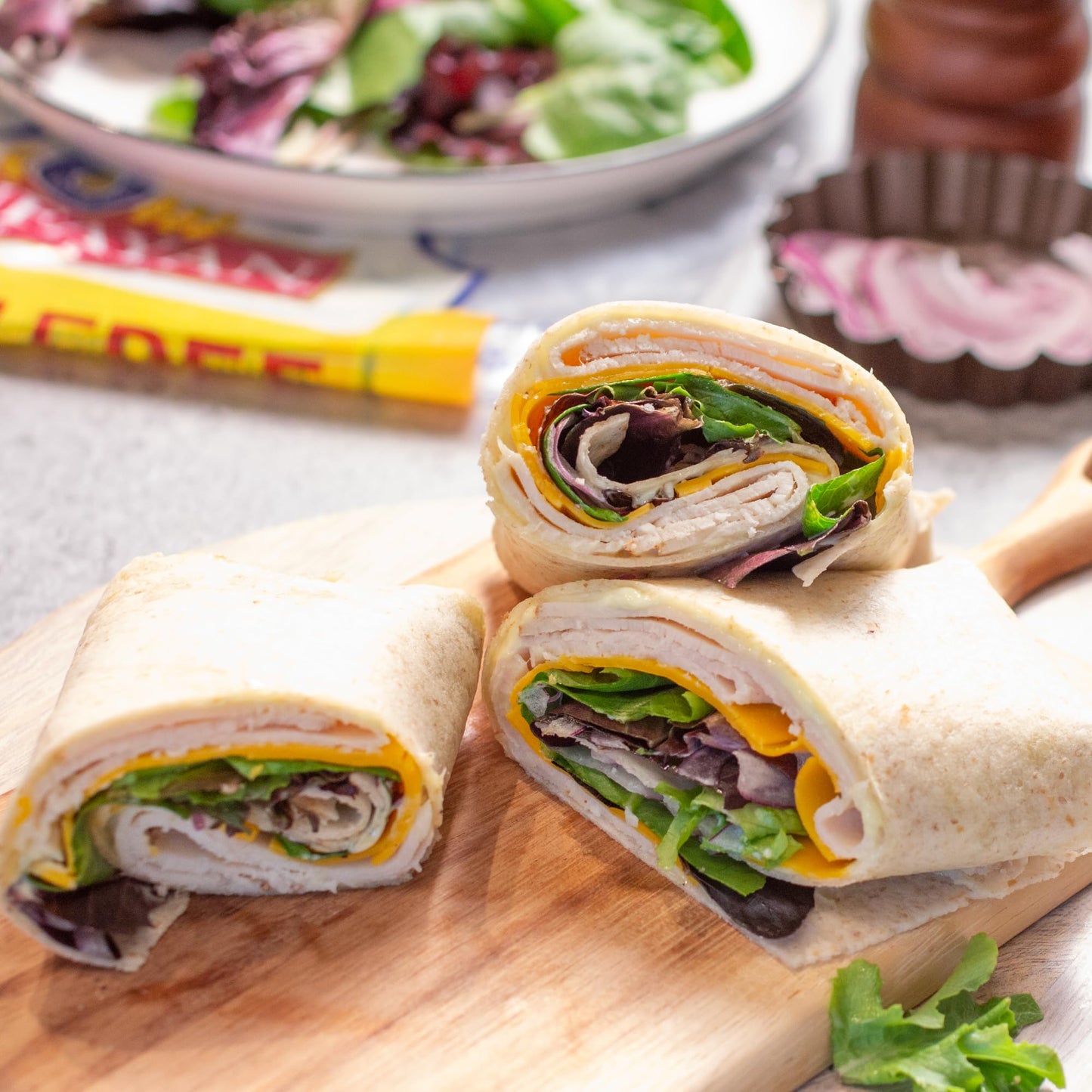 Toufayan Bakeries, Original Gluten Free Tortilla Wraps | Certified Gluten Free and Naturally Vegan | 9'' Diameter (3 Pack, 18 Wr