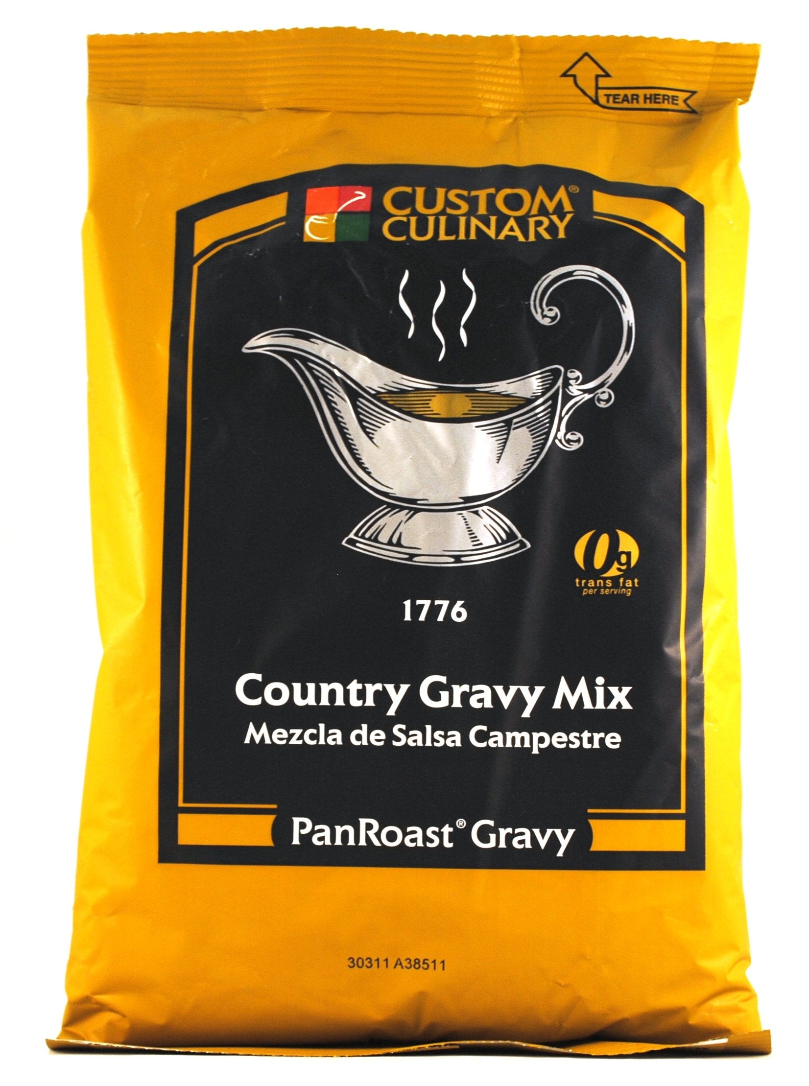 Custom Culinary PanRoast Gravy Mix, Country, 20 Ounce (Pack of 6)