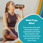 Garden of Life Vegan Protein Powder - Organic Meal Replacement Shake - Lightly Sweet - 2.35 lb - Pea Protein, Greens, Dairy Free