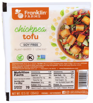 Franklin Farms Chickpea Tofu 12.5 Oz