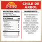 Pace Chile de Arbol Hot Salsa  16 oz Jar