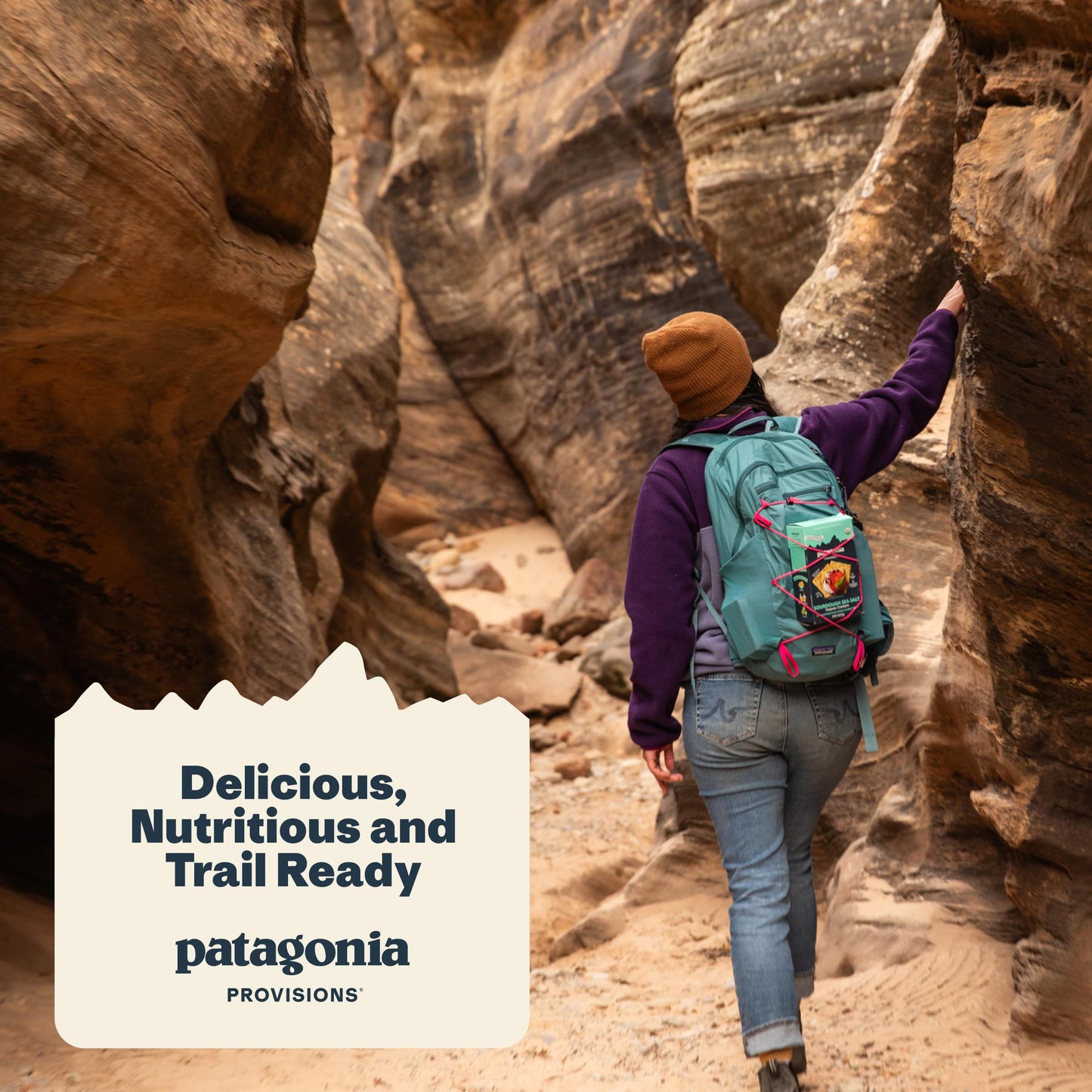 Patagonia Provisions Organic Sourdough Sea Salt  Ers (3 Pack) – 3G Plant Protein Per Serving – Made With Wheat Flour & Sea Salt – Non-Gmo, No Added Sugar - Crispy & Crunchy