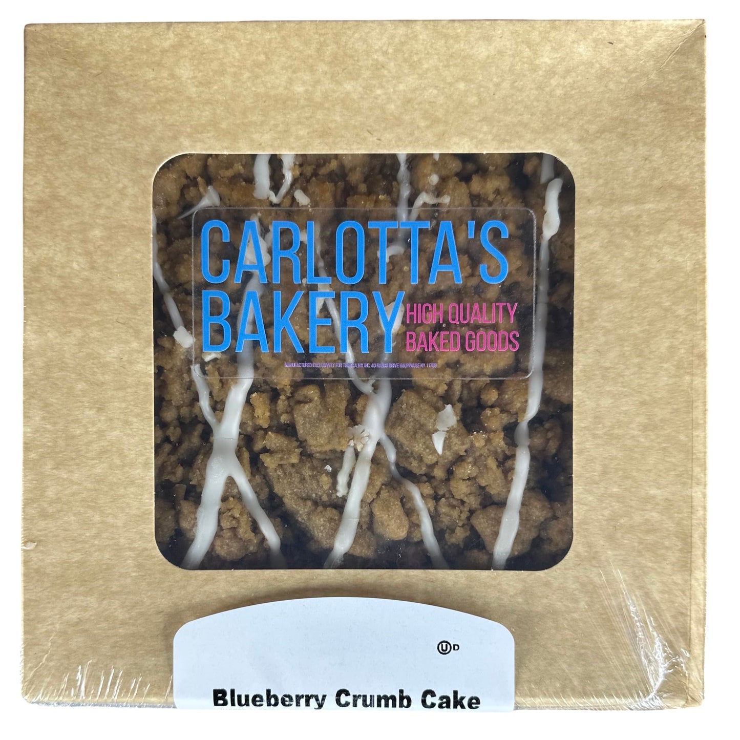 Carlottas Bakery Authentic New York Crumb Coffee Cakes (22 Oz, Blueberry)