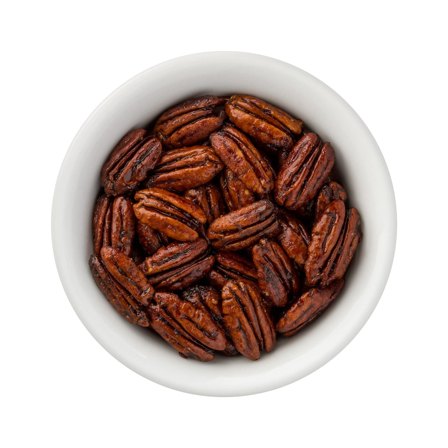 Honey Glazed Praline Georgia Pecans (2 Lbs.) Non-Dairy - Small Batch Roasted & Candied - Southern Tastiness - Handpicked for Fre