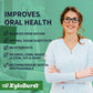 Xyloburst Gum | Xylitol Chewing Gum | Sugar Free, Gluten Free, Keto Friendly | Aspartame Free Gum For Oral Health | Spearmint |