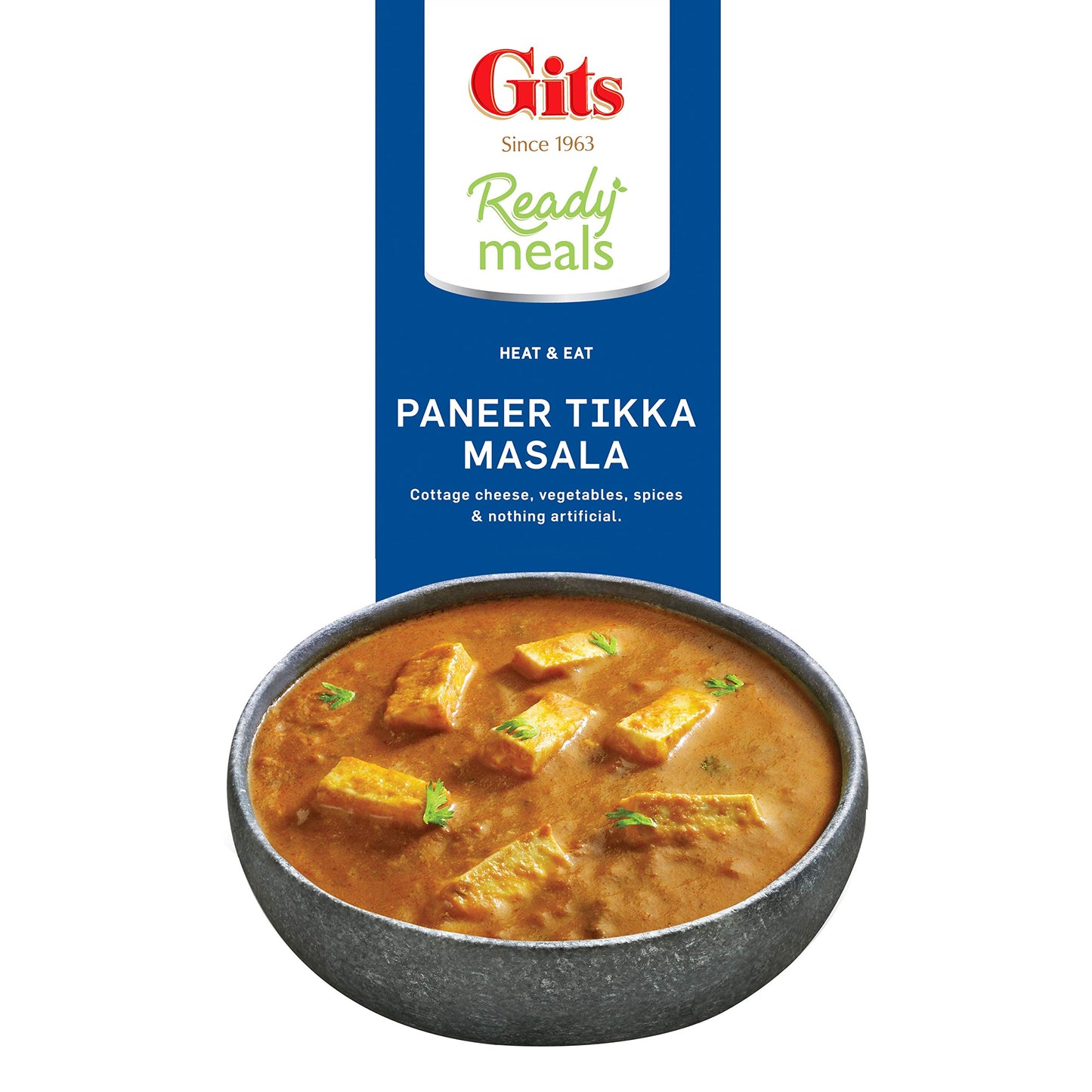Gits Ready To Eat Paneer Tikka Masala 1140G (Pack Of 4 X 285G Each)