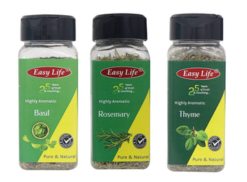 Easy Life Basil 20G, Rosemary 30G With Thyme 35G Combo