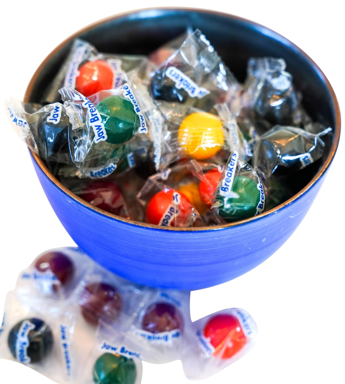 Jawbreakers Hard Candy - 100 Assorted Sweet Fruit Flavored Individually Wrapped Pieces per Bag