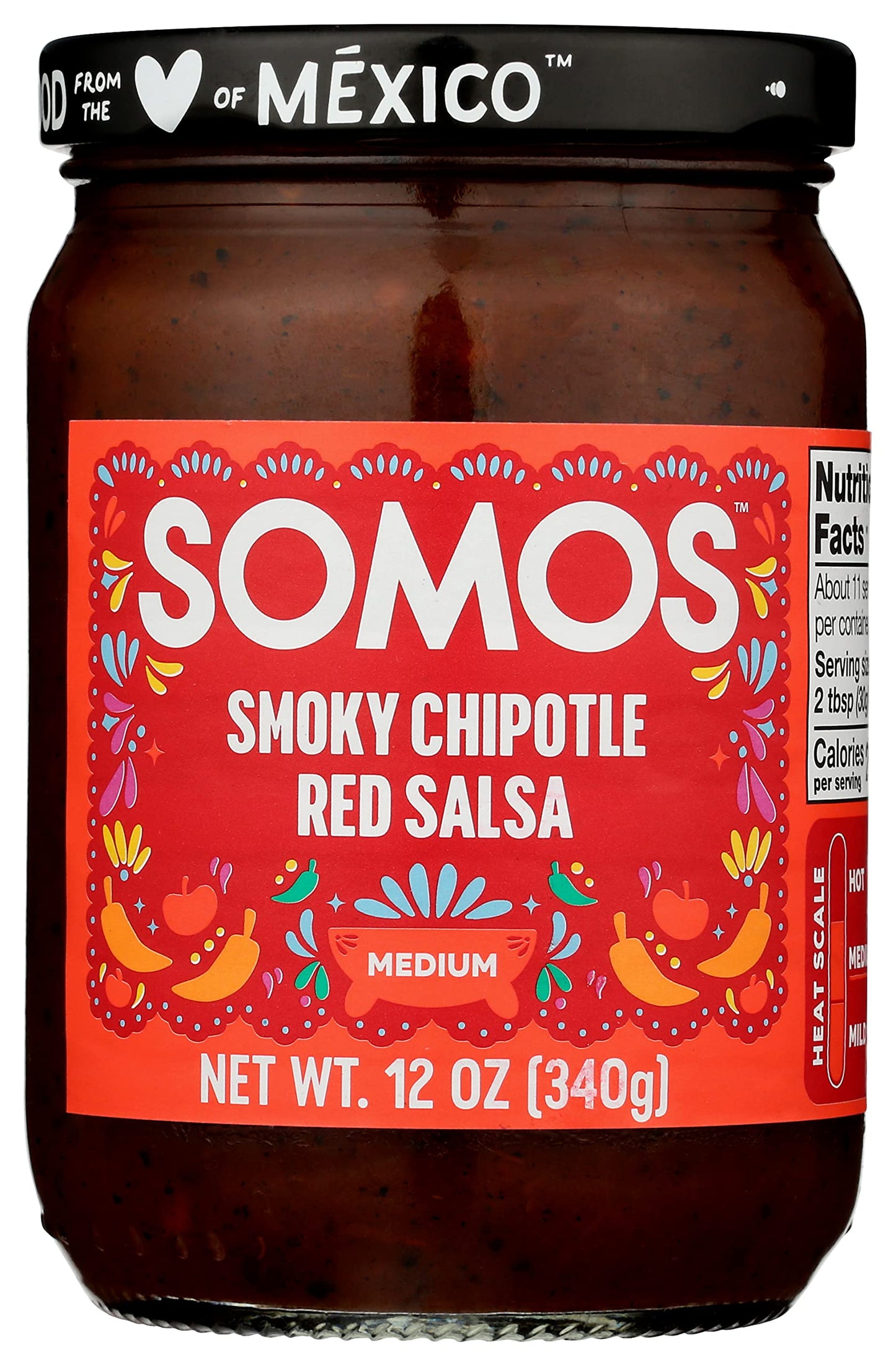 SOMOS Salsa Chipotle Smoky, 12 OZ