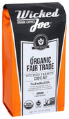 Wicked Joe Organic Coffee French Decaf Ground, Coffee, 12 Oz