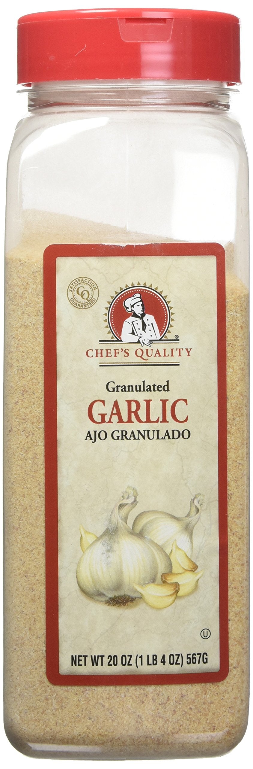 Chef's Quality Granulated Garlic, 20 Ounce