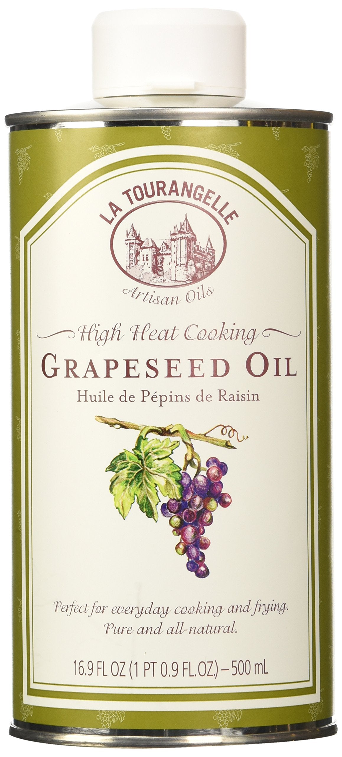 LA TOURANGELLE OIL GRAPESEED, 16.9 OZ (Pack of 2)