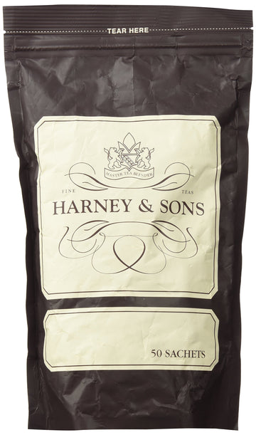 Harney & Sons Fine Teas Apricot Tea - Bag Of 50 Tea Sachets - Fruity Black Tea