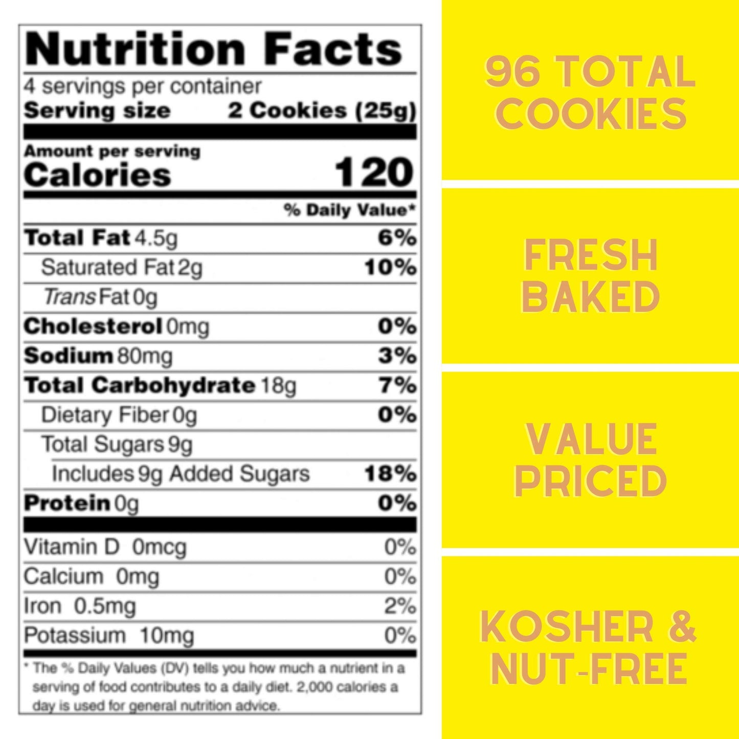 Carleys Sandwich Cookies, Lemon Creme, Perfect Lunch Box Or On-The-Go Snacks, Dessert Sweets, Snack Food Gifts, Kosher Certified, Sweet  , Nut-Free, 3.5 Oz Snack Packs, Pack Of 12