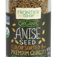 Frontier Co-Op Organic Whole Anise Seed, 1.50-Ounce Jar, Adds Licorice-Like Flavor To Desserts, Stews, Bread, Tea, Kosher