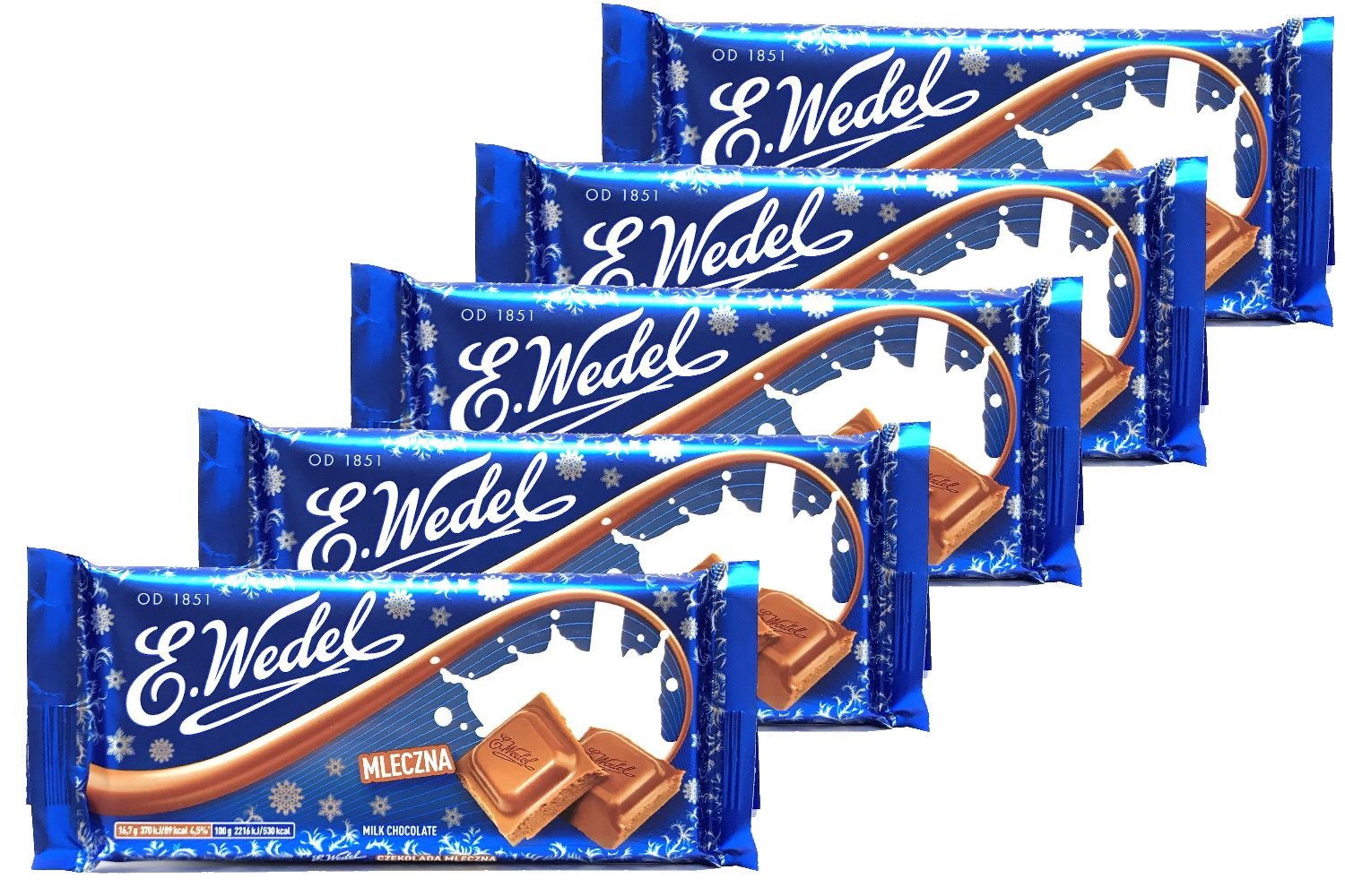 E. Wedel Milk Chocolate (Milk Chocolate  Pack Of 5)